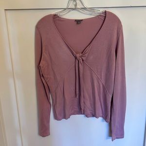 Ann Taylor Long Sleeved Pink Sweater Size M